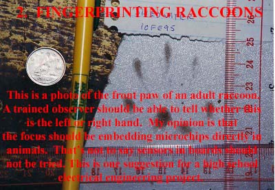 Fingerprinting Raccoons